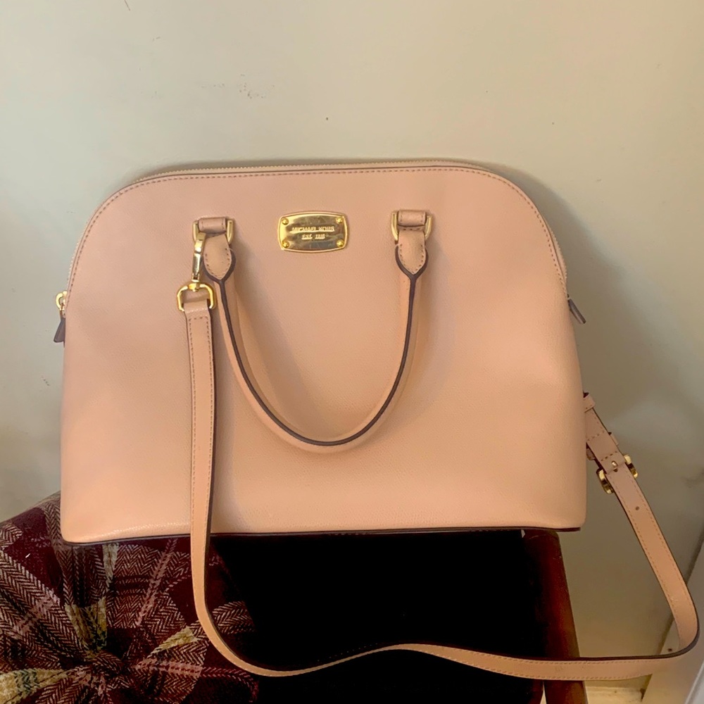 Michael Kors Large Pale Pink Domed Purse